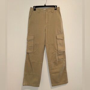 Aritzia Women's Tan Cargo Jeans